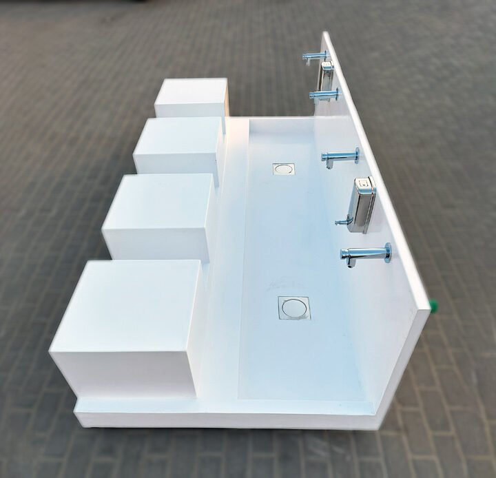 Mobile Ablution Units Abu Dhabi | Portable Wudu Units Dubai