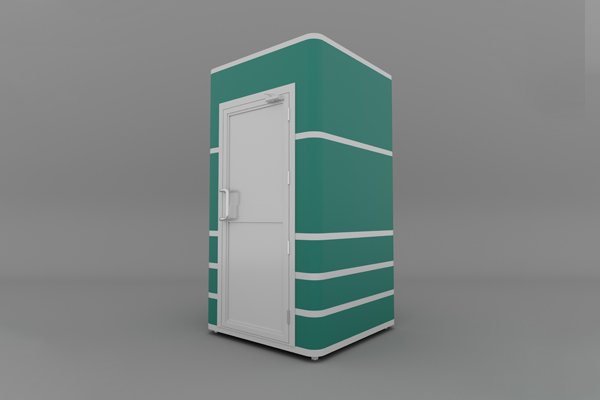 ACP material portable shower units in UAE