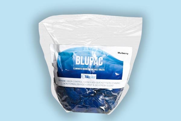 Deodorizing tablet for portable toilets