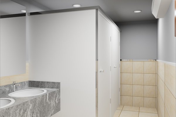 portable luxury/VIP toilet interior