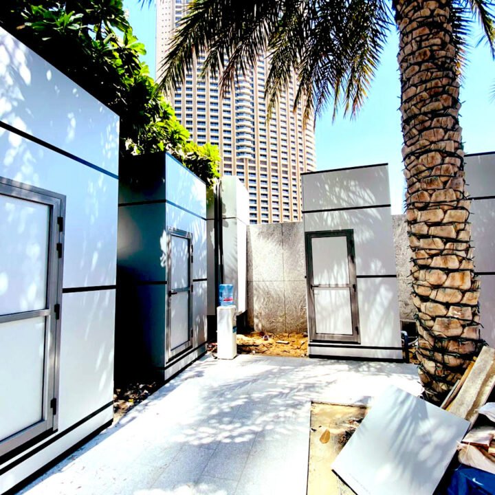 Modular Portable Toilet | Prefabricated Portable Toilets UAE