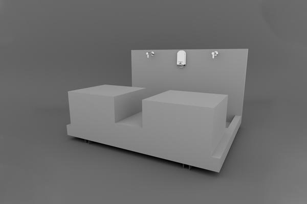 Twin Ablution units or wudu units Dubai, Abu Dhabi, UAE