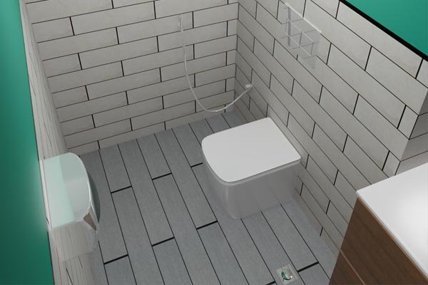 shipping container toilet for rental in UAE