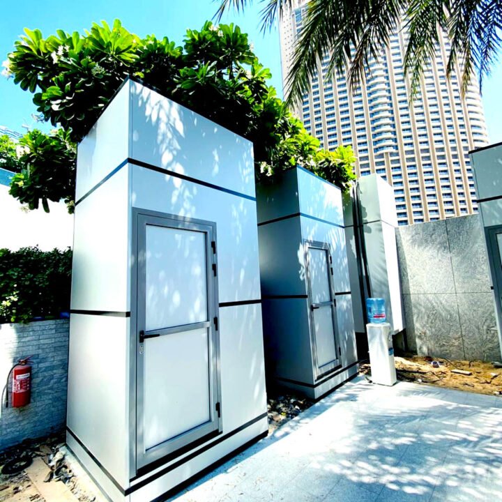 Modular Portable Toilet | Prefabricated Portable Toilets UAE