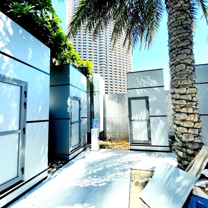 Modular Portable Toilet | Prefabricated Portable Toilets UAE