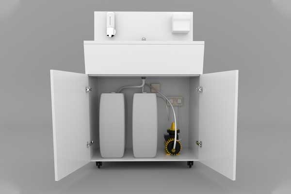 Waterproof MDF Portable Basin | Portable Wash Basin Dubai