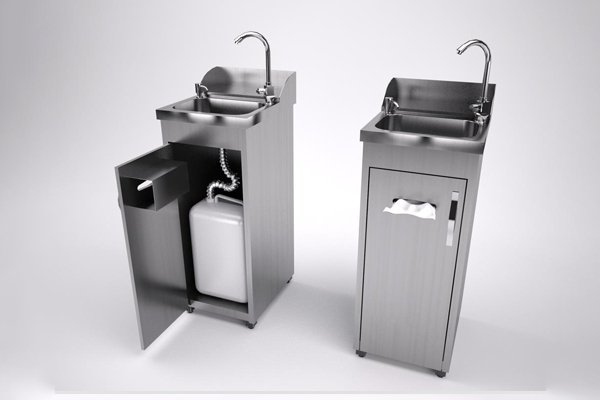 stainless steel hand wash station | portable wash basin Dubai