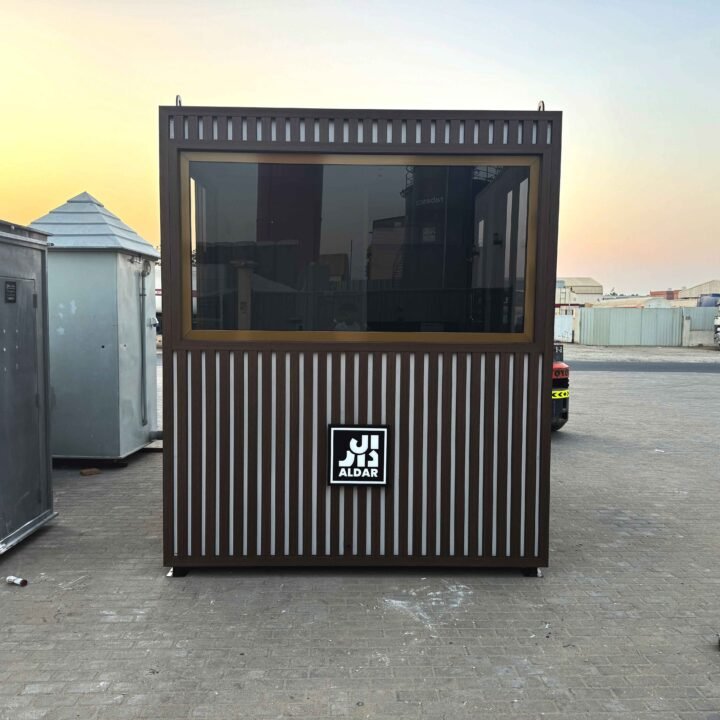 FRP/PUF Portable Security Cabin | PVC Security Cabin UAE