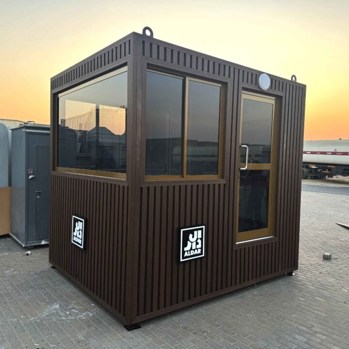 FRP/PUF Portable Security Cabin | PVC Security Cabin UAE