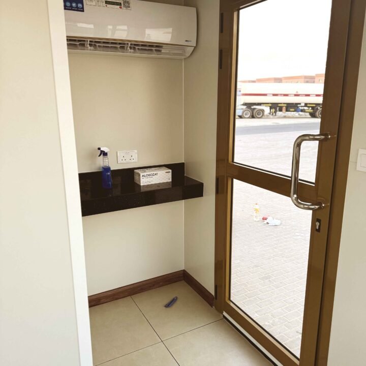 FRP/PUF Portable Security Cabin | PVC Security Cabin UAE