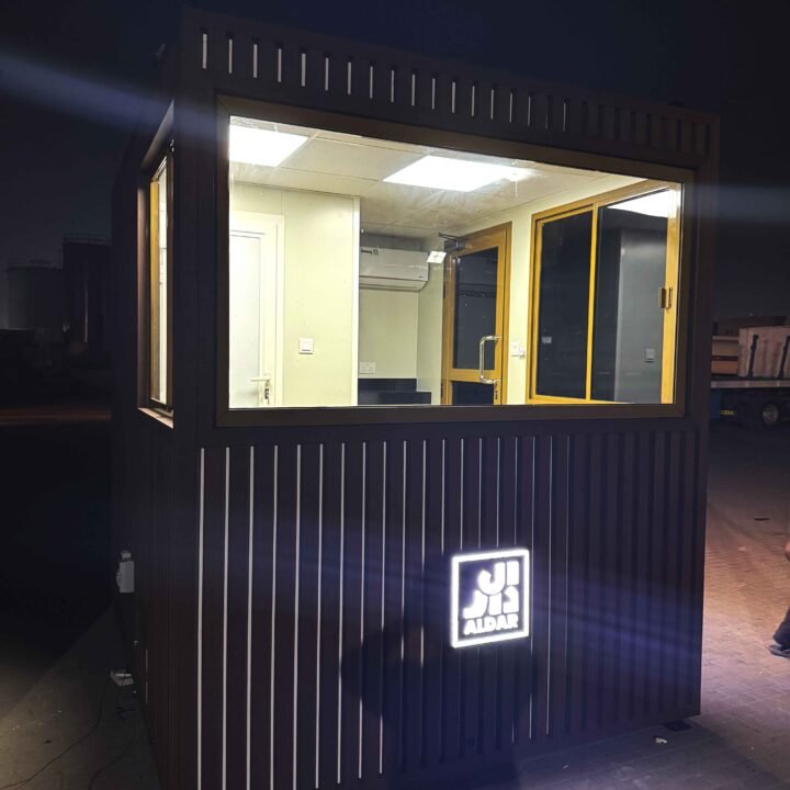 FRP/PUF Portable Security Cabin | PVC Security Cabin UAE