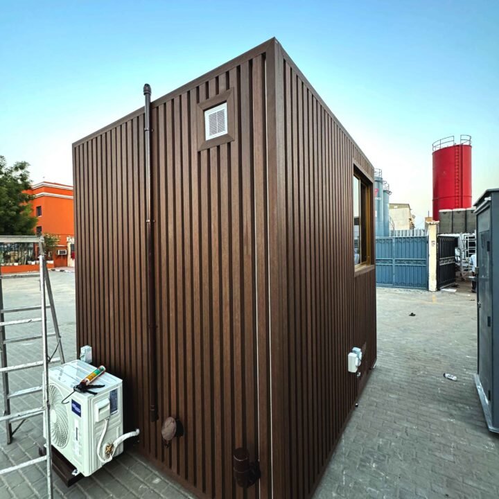 FRP/PUF Portable Security Cabin | PVC Security Cabin UAE