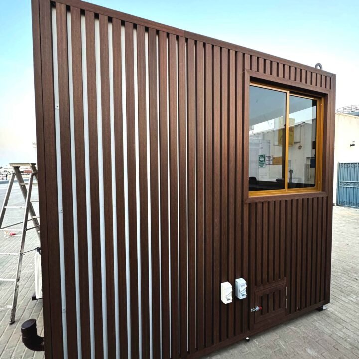 FRP/PUF Portable Security Cabin | PVC Security Cabin UAE